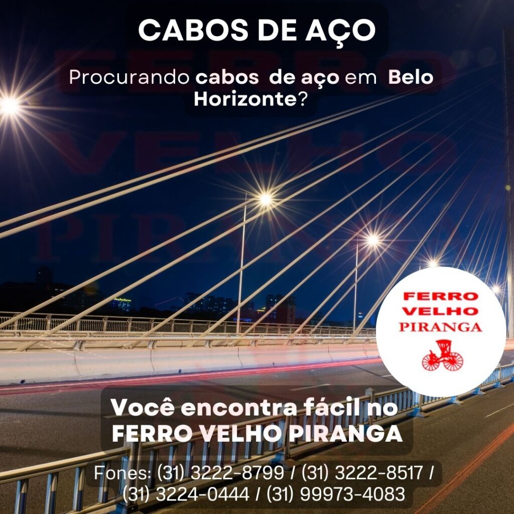 Onde Comprar Cabo de Aço em Belo Horizonte